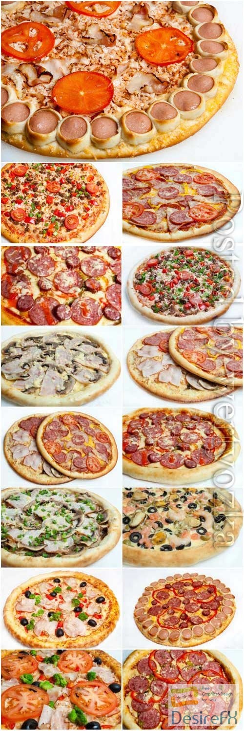 Various pizza stock photo
