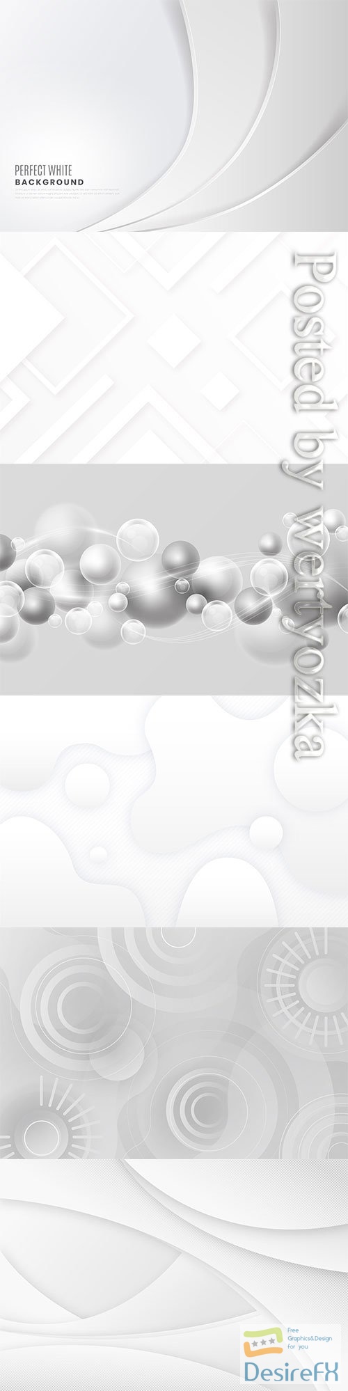 White abstract vector background