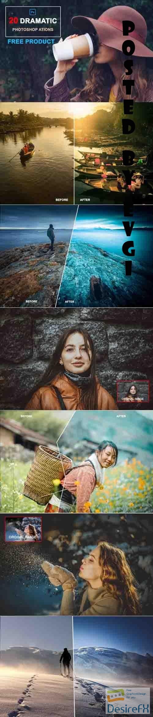 20 Dramatic Photoshop Actions