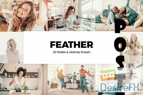 20 Feather Lightroom Presets &amp; LUTs - 1409662