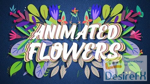 Animated Flowers || After Effects 32690336