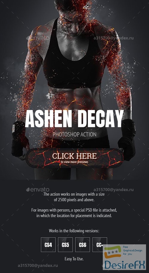 Ashen Decay Photoshop Action 20151043