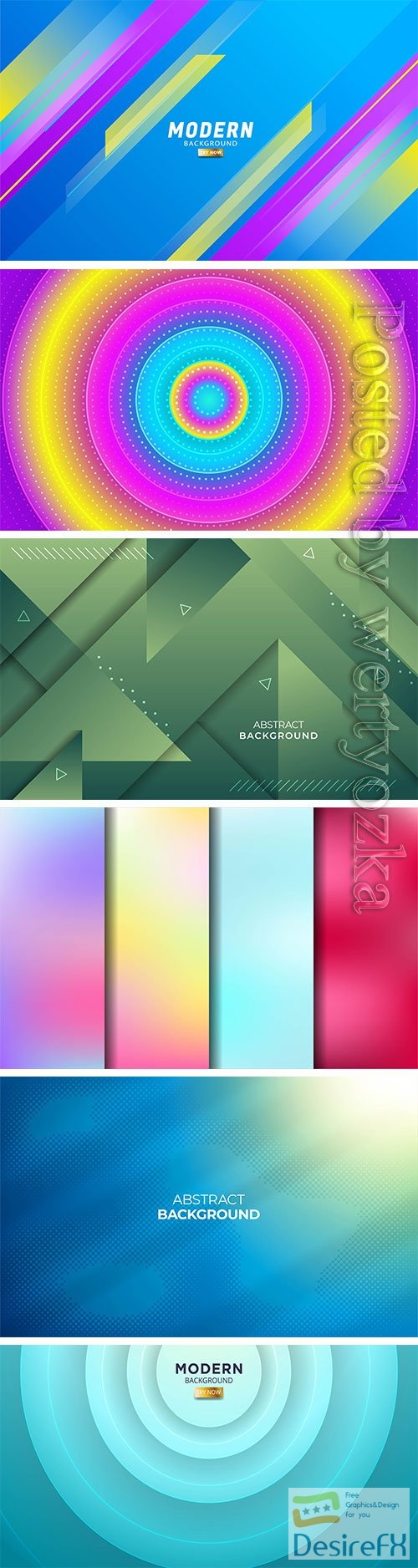 Colorful abstract vector background with geometric