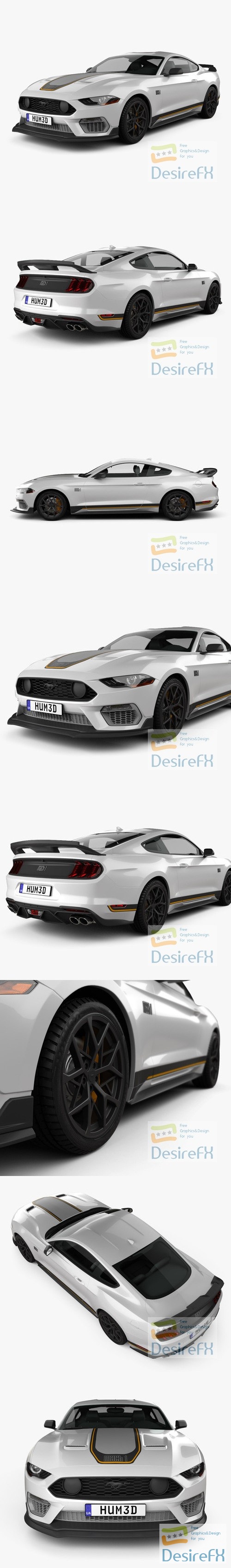 Ford Mustang Mach 1 Handling Package 2021 3D Model