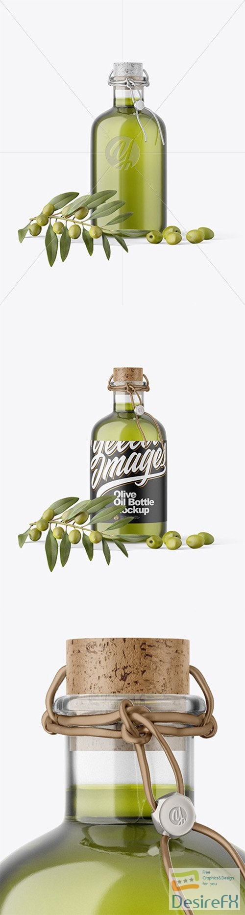 Glass Olive Oil Bottle Mockup 66003 TIF