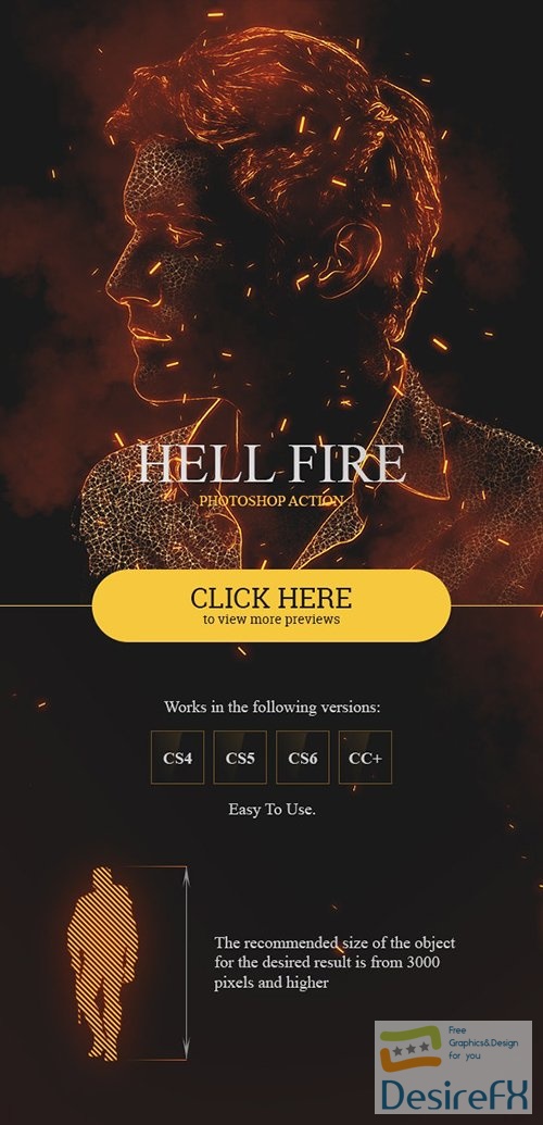 Hell Fire Photoshop Action 19945483