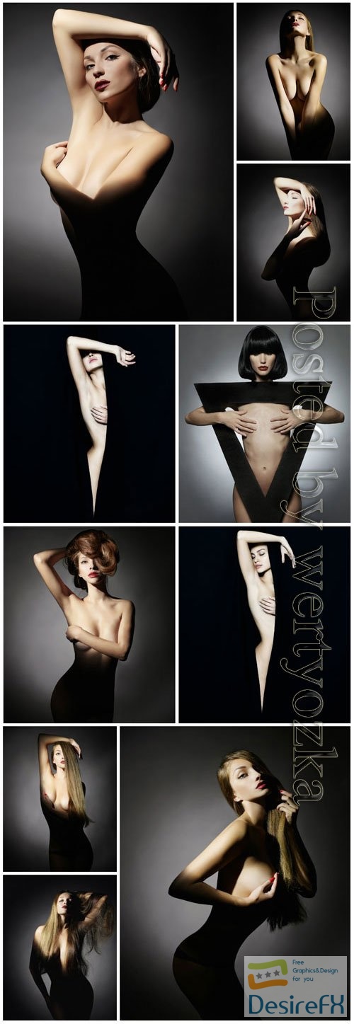 Luxury women in lingerie posing stock photo vol 12
