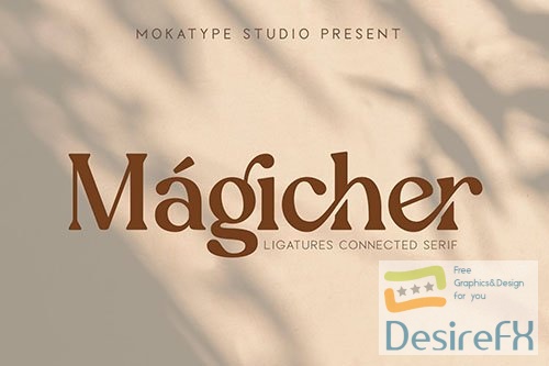 Magicher - Ligatures Connected Serif