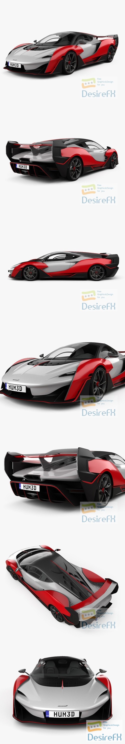 McLaren Sabre 2021 3D Model