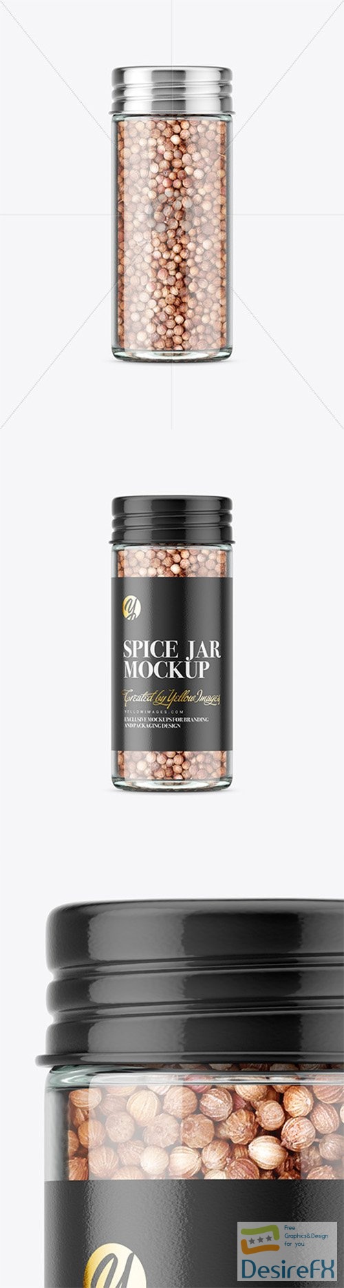 Spice Jar with Coriander Mockup 80834 TIF