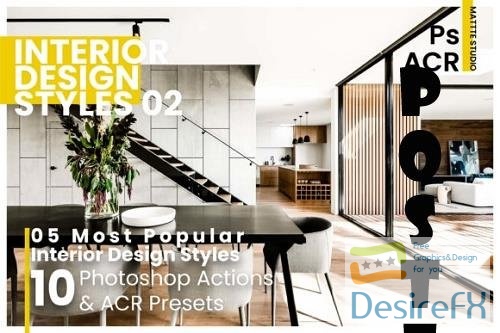 10 Interior Design Styles 02 Photoshop Actions And ACR Presets