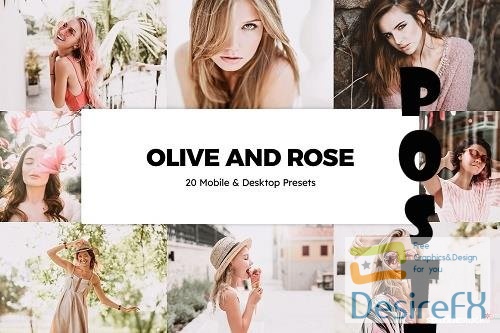 20 Olive and Rose Lightroom Presets - 6237746