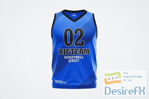 Basketball Jersey Shirt Mockup Template