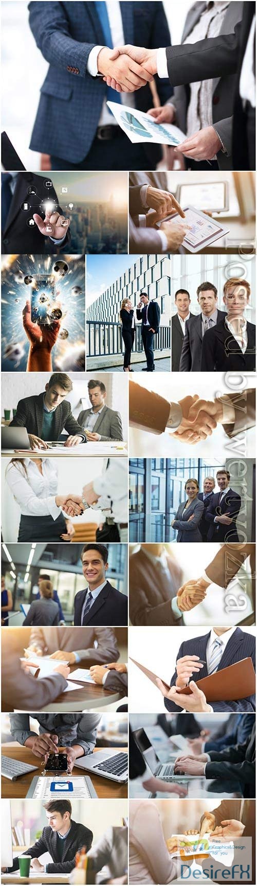 Business concept, business people stock photo