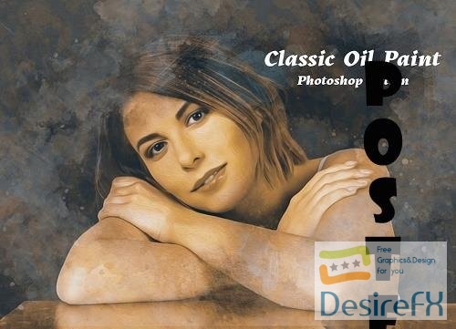 Classic Oil Paint Photoshop Action - 5085001