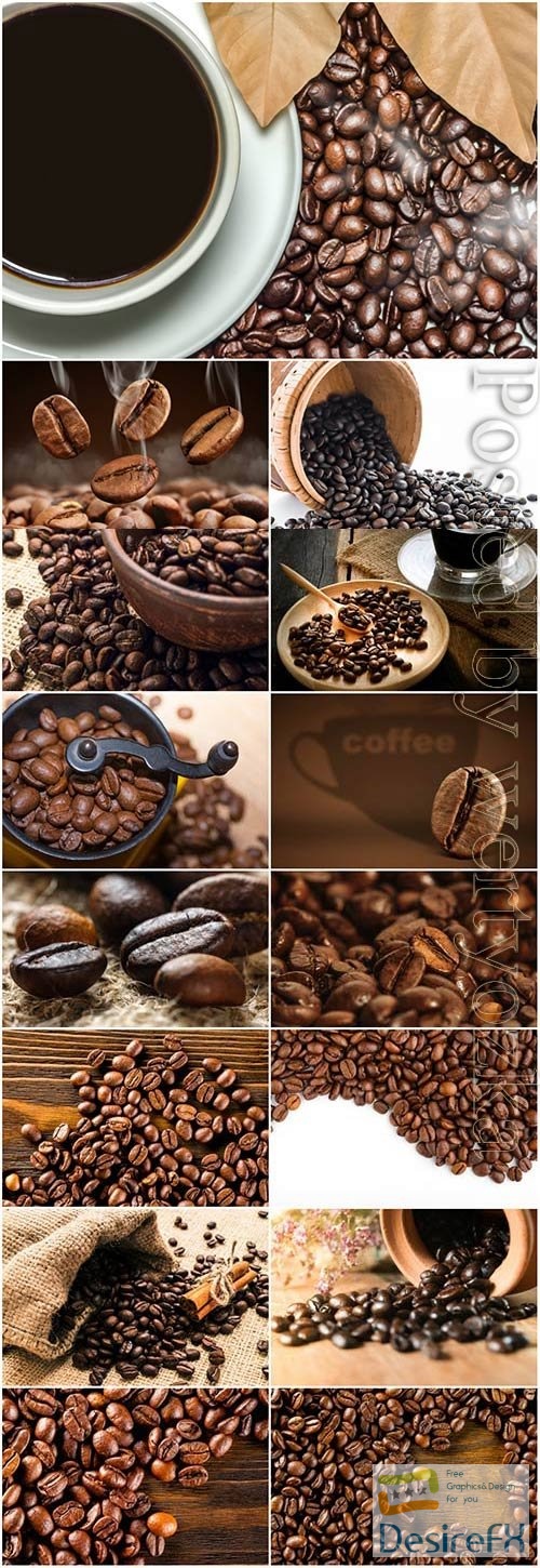 Coffee grinder and coffee beans stock photo