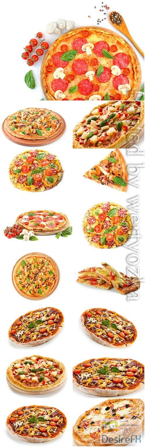Delicious pizza stock photo