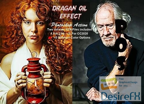 Dragan Oil Effect Photoshop Action - 6305901