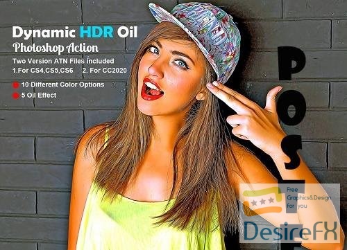 Dynamic HDR Oil Photoshop Action - 5608920