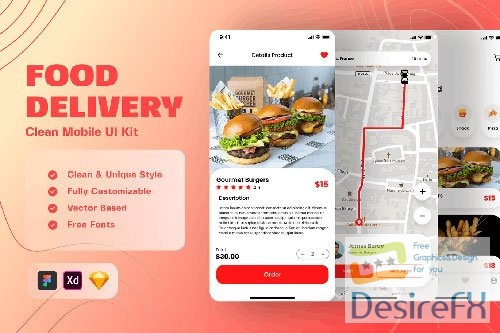 Food Delivery Mobile UI Kit