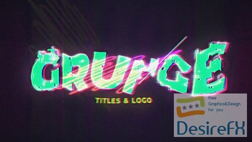 Grunge Glitch Intro &amp; Logo 31445517