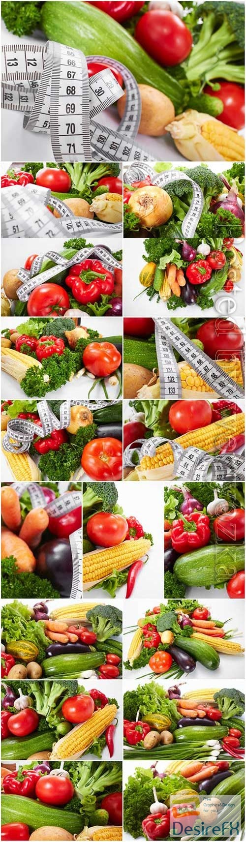 Healthy food concept, fresh vegetables stock photo
