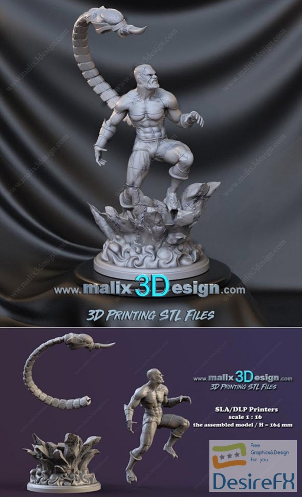 Marvel Scorpion 3D Print