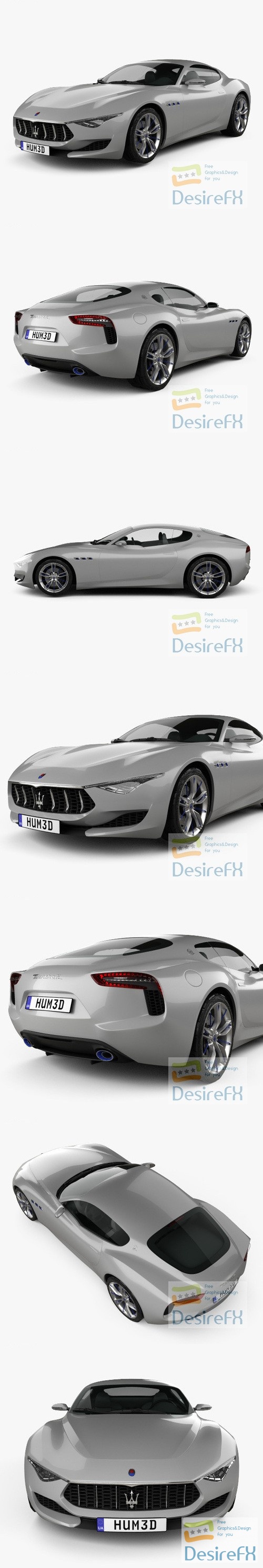 Maserati Alfieri 2014 3D Model
