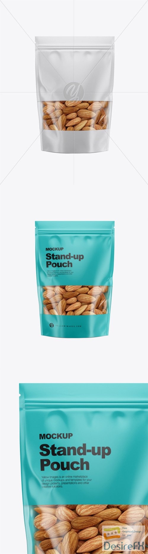 Matte Stand-Up Pouch Mockup 34859 TIF
