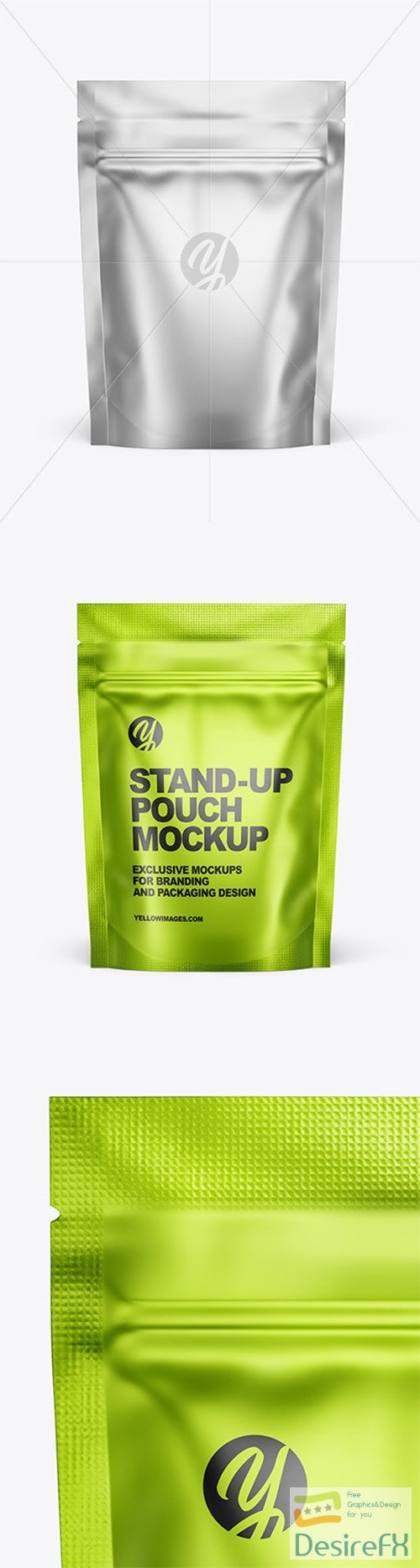 Metallic Stand-up Pouch Mockup 57563 TIF
