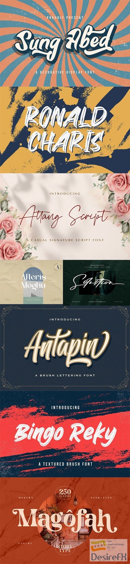 Modern and beautiful font collection vol 4