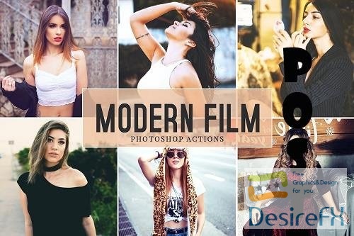 Modern Film Photoshop Actions - 6264590