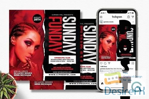 Night Club Party Flyer Template - 6333403