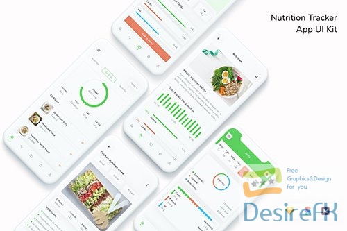 Nutrition Tracker App UI Kit