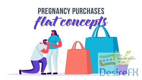 Pregnancy purchases - Flat Concept 33175739