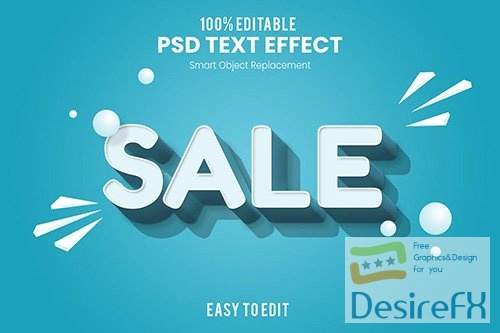 Sale - Fun 3d Text Effect
