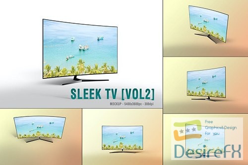 Sleek TV Mockup VOL2 C7EYHBJ