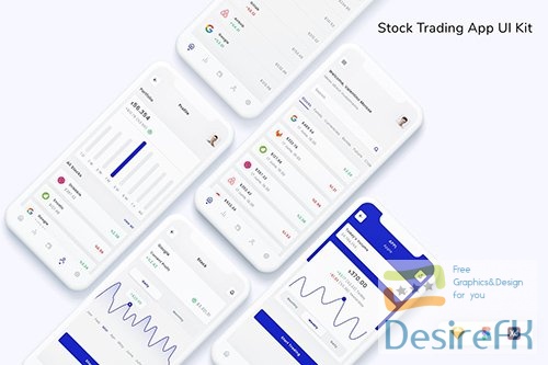 Stock Trading App UI Kit D8TR5K5