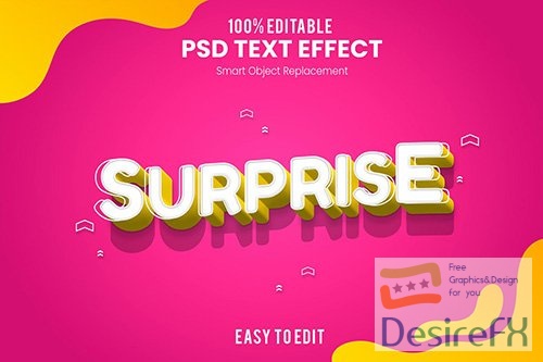 Surprise - Fun 3d Text Effect