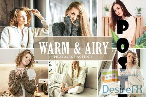 Warm &amp; Airy Photoshop Actions - 6264612