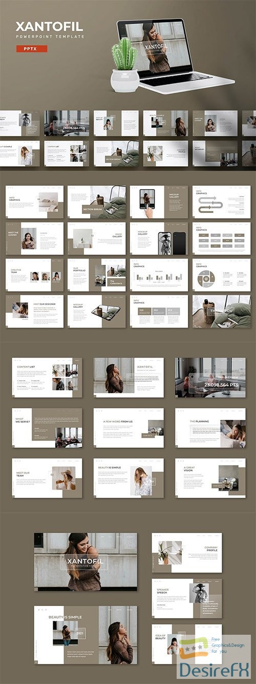 Xantofil - Powerpoint, Keynote and Google Slides Template