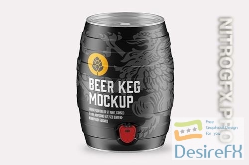 Beer Keg Mockup ZQP2Q9S PSD