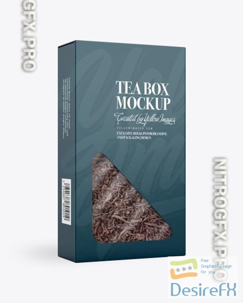 Box with Black Tea Mockup 82826