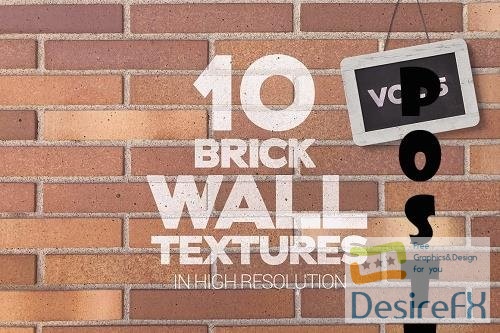 Brick Wall Textures x10 Vol.5 - 6337187