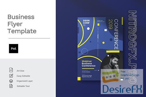 Business - Flyer Template Vol.55 4F7P6WN