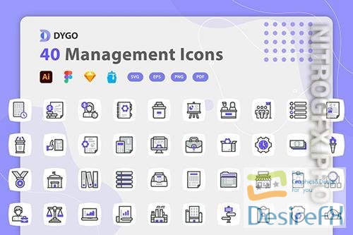 Dygo - Management Icons 9Z5D2LE
