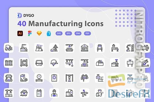 Dygo - Manufacturing Icons