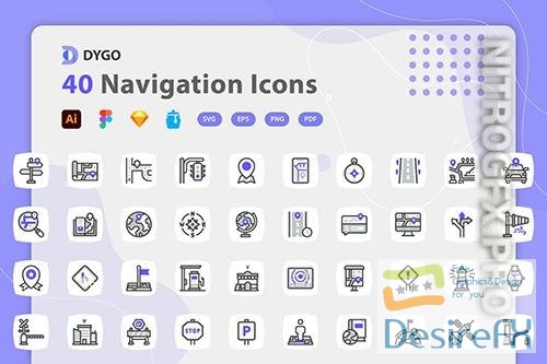 Dygo - Navigation Icons