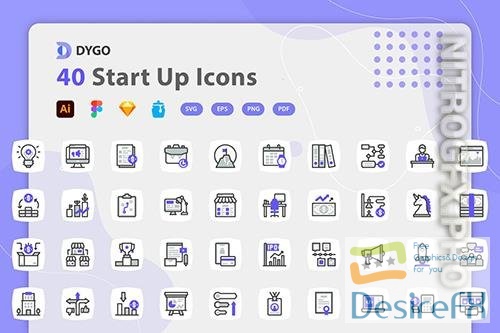 Dygo - Start Up Icons