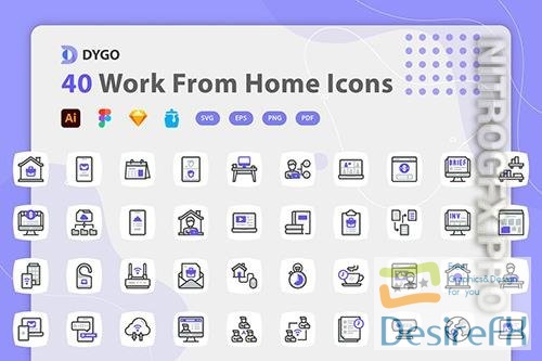 Dygo - Work From Home Icons QPE82SG